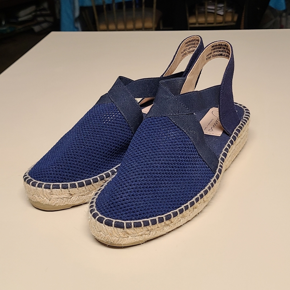 Gaimo Paola Slingback espadrille wedge flats size 39